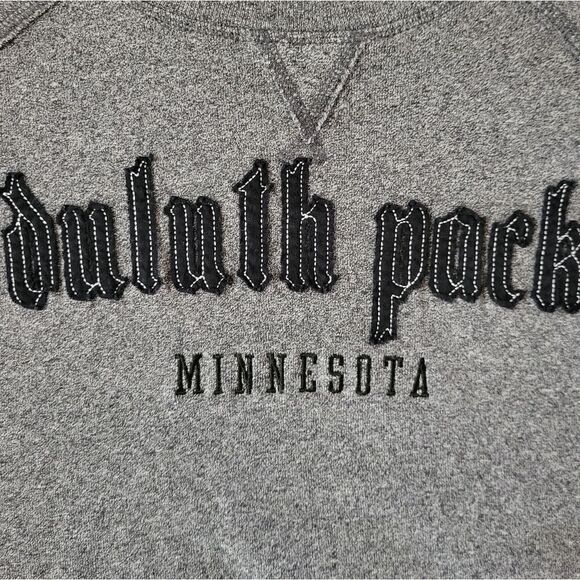 Duluth Pack Women's Black Marled Crewneck Long Sleeve Pullover - Picture 9 of 11